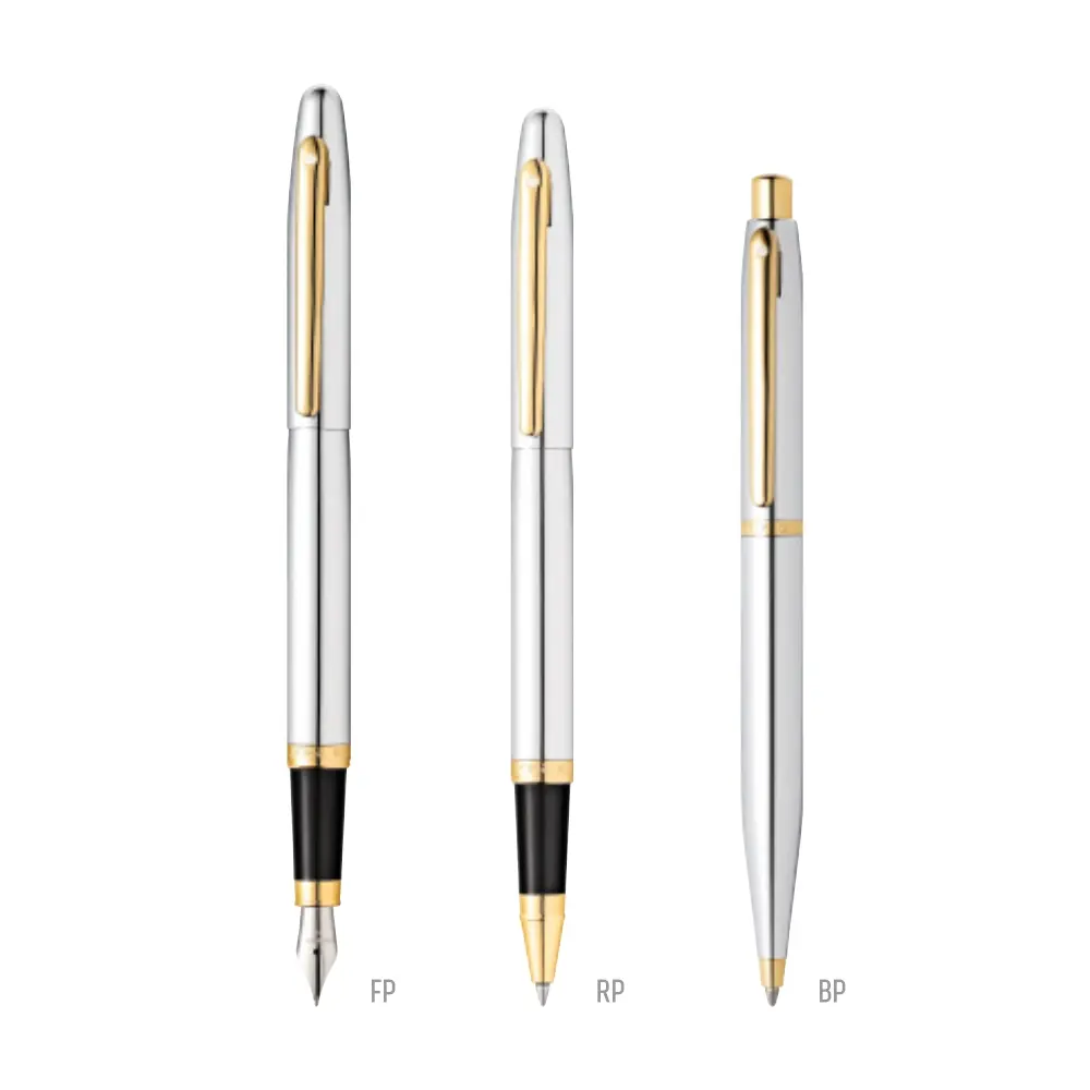 Bright Chrome with Polished Gold Tone Trim